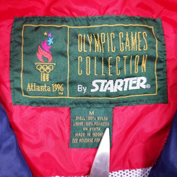 VTG Mens Starter USA 1996 Atlanta Olympics Jacket - Picture 5 of 8